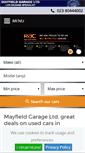 Mobile Screenshot of mayfield-garage.co.uk